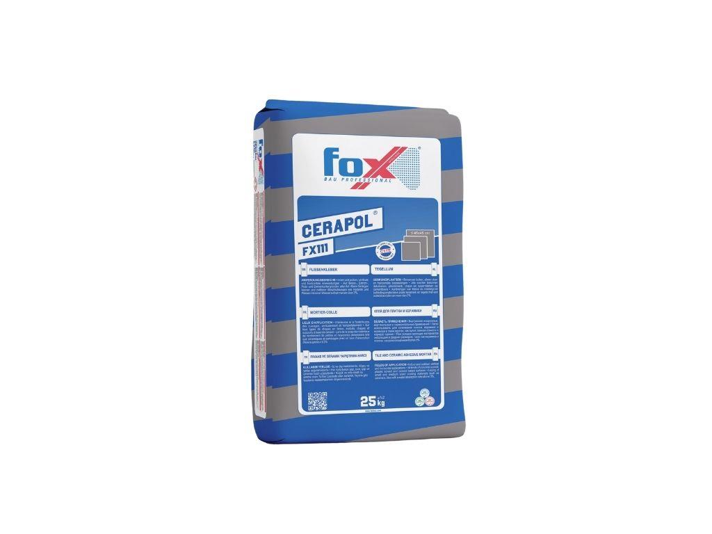 FOX CERAPOL® FX111 FLEX; çimento ve polimer esaslı, kayma özelliği azaltılmış, uzun çalışma süresine ve yüksek yapışma performansına sahip; her türlü iklim şartına uygun, iç ve dış mekânlarda yatay ve düşeydeuygulanabilen, uzun ömürlü flex yapıştırma harcıdır.