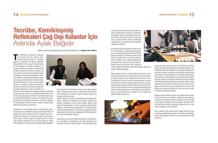 Haydar Boz Yalıtım İzodergi'nin 146. Sayısında