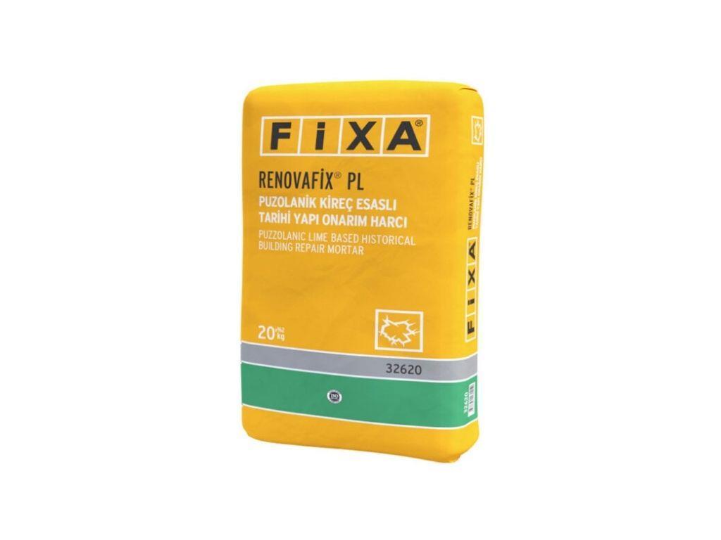FİXA RENOVAFİX PL | Pozzolanic Lime Based Historic Building Repair Mortar