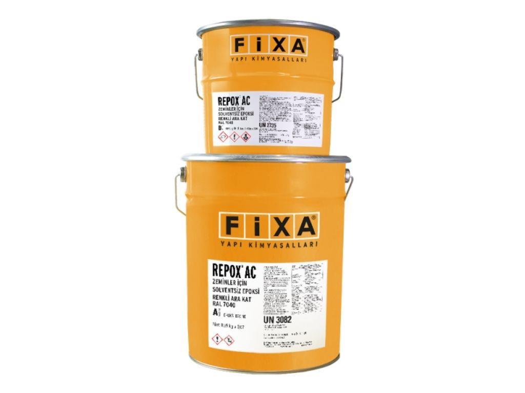 FİXA REPOX AC | Solvent-Free Epoxy Colored Intermediate Floor Coating