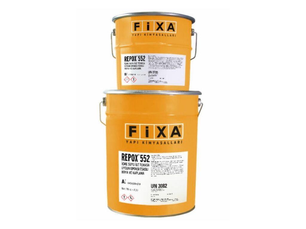 FİXA REPOX 552 | Epoxy Paint and Coating Suitable for Contact with Drinking Water – Solvent-Free and Hygienic Surface