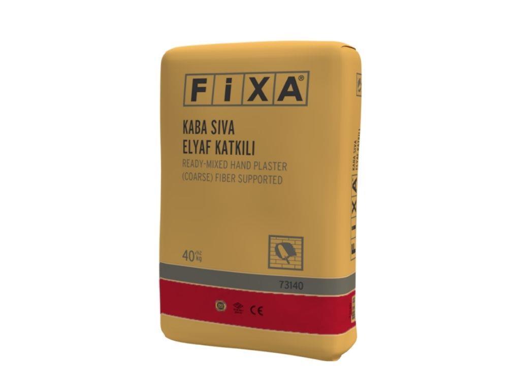 FİXA ROUGH PLASTER (HAND-APPLIED PLASTER) | Fiber-Reinforced Ready-Mix Base Coat Plaster – High Adhesion and Easy Application