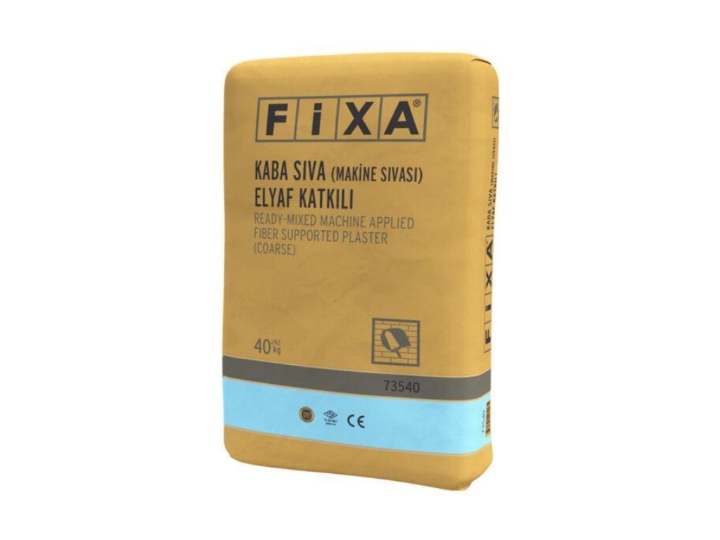 FİXA ROUGH PLASTER (MACHINE APPLIED) | Fiber-Reinforced Ready-Mix Base Coat Plaster – Fast and Durable Application