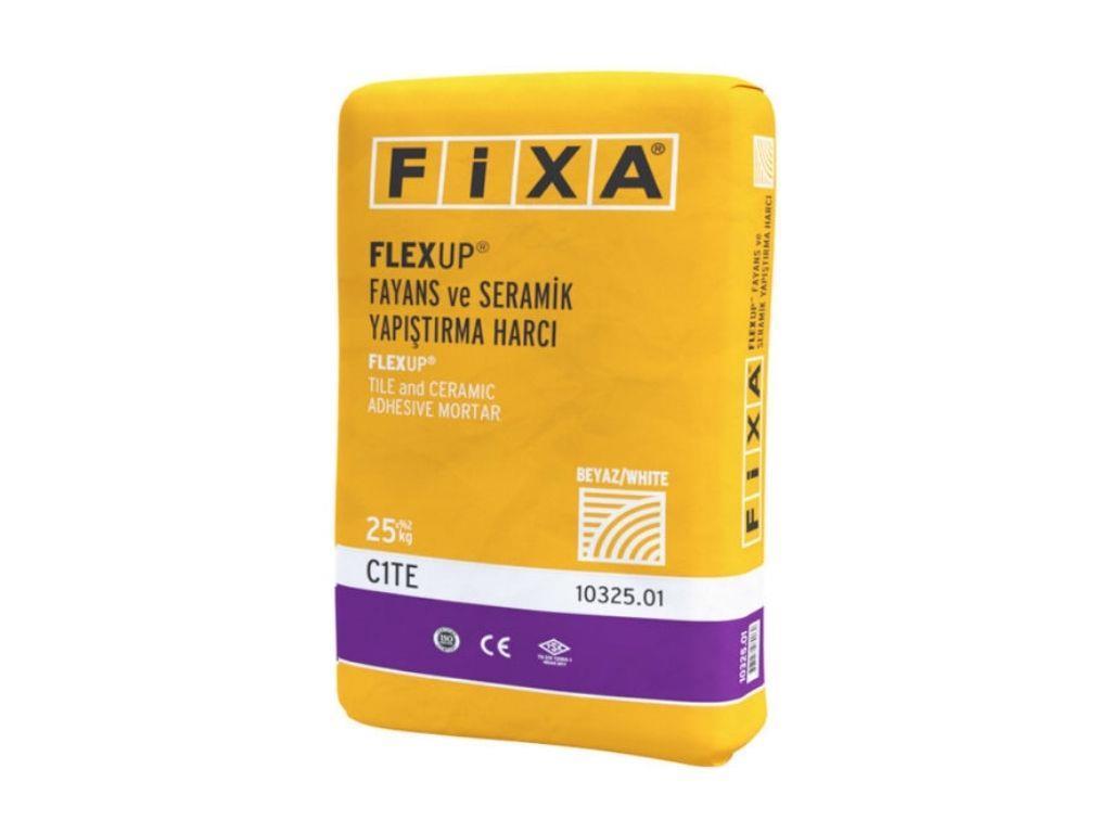 FİXA FLEXUP TILE & CERAMIC ADHESIVE (WHITE) | C1TE High-Performance White Tile Adhesive