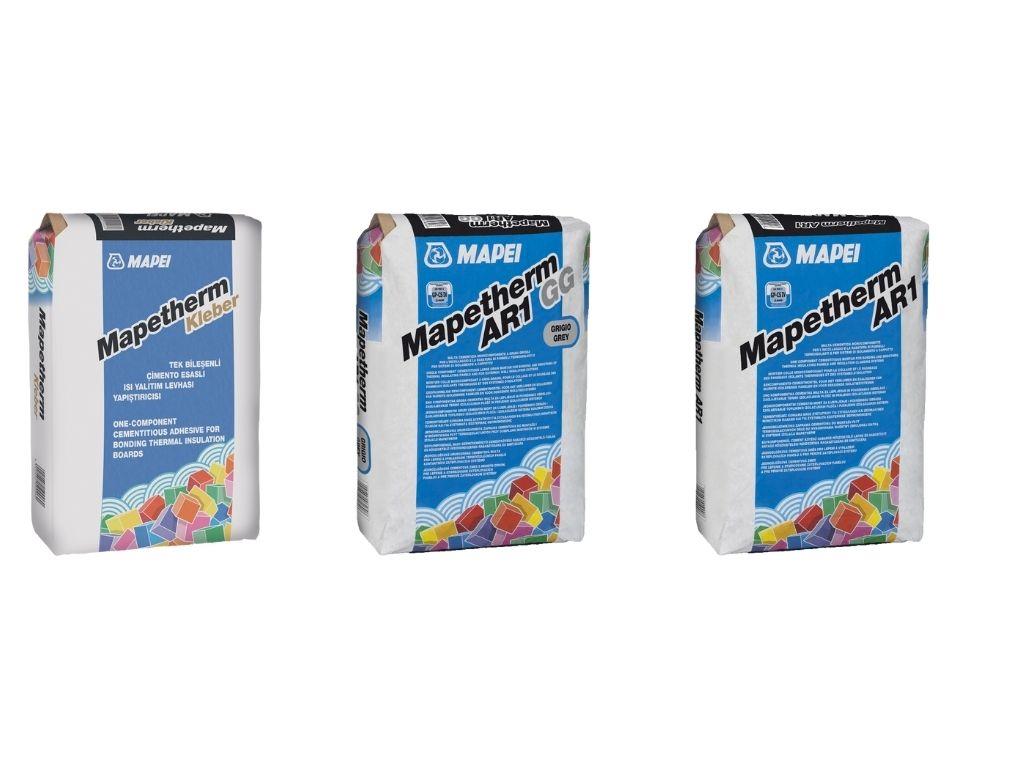 Mapetherm Isı Yalıtım Yapıştırıcıları | Mapei Mapetherm AR1 GG, Mapei Mapetherm AR1 Light, Mapei Mapetherm Kleber Ürün İncelemesi