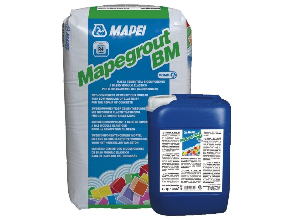 MAPEGROUT BM | Düşük Modüllü, Çift Bileşenli Beton Tamir Harcı