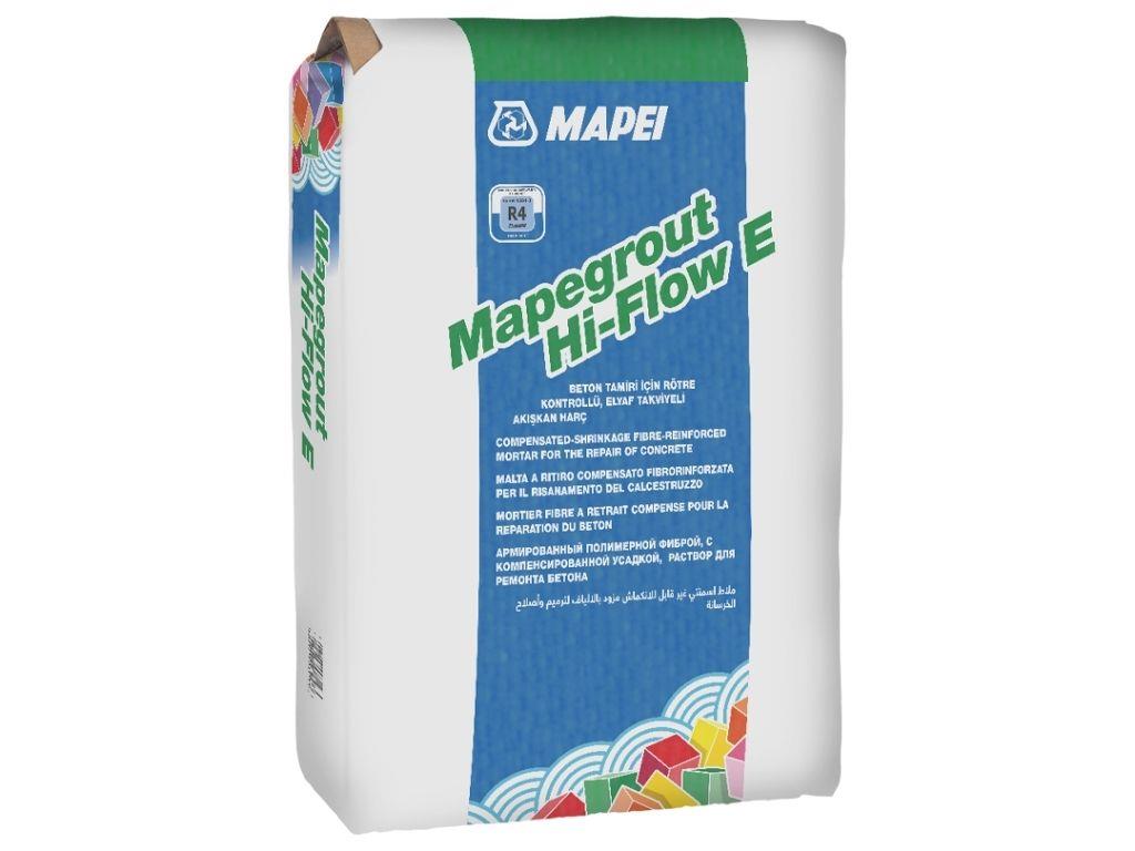 MAPEGROUT HI-FLOW E | Rötre Kontrollü Elyaf Takviyeli Akışkan Beton Tamir Harcı