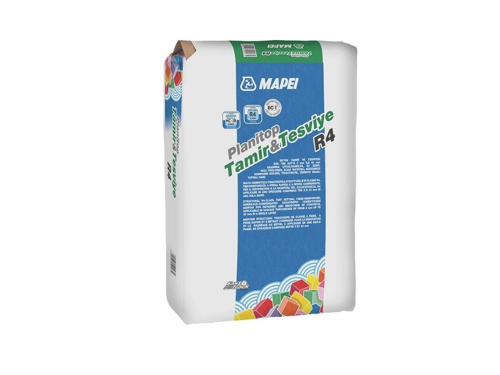 MAPEI PLANITOP TAMİR & TESVİYE R4 | Elyaf Takviyeli Yüksek Dayanımlı Beton Tamir Harcı