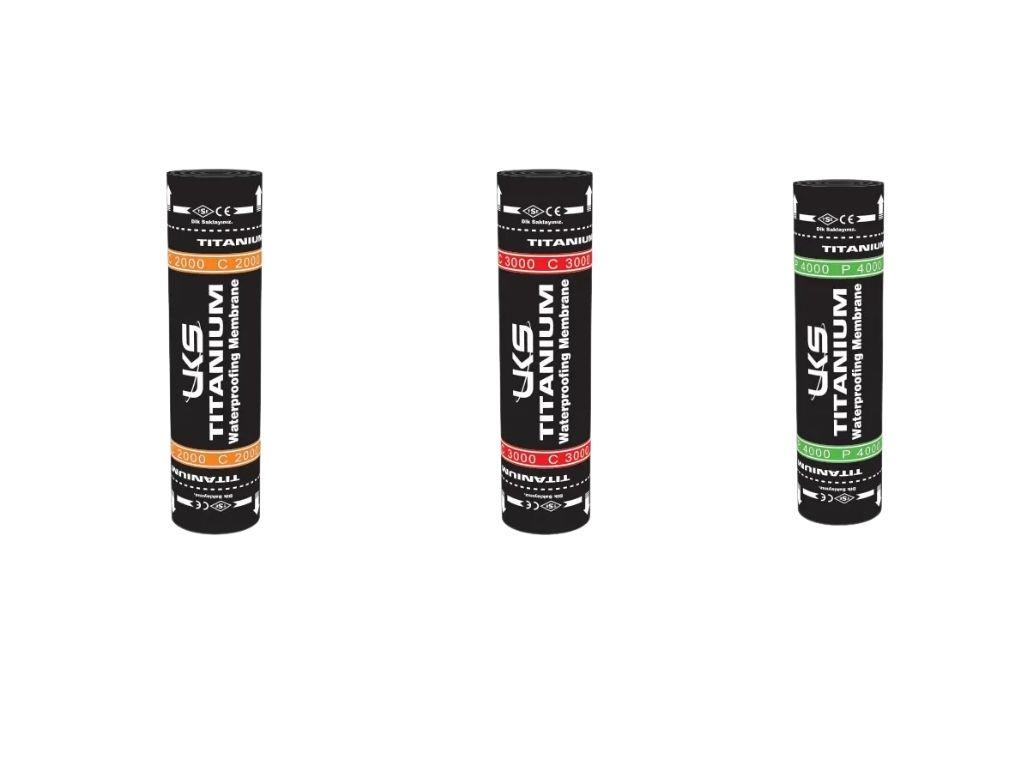 UKS Titanium Su Yalıtım Membranları |UKS Titanium P 3000, UKS Titanium P4000, UKS Titanium C2000, UKS Titanium C3000