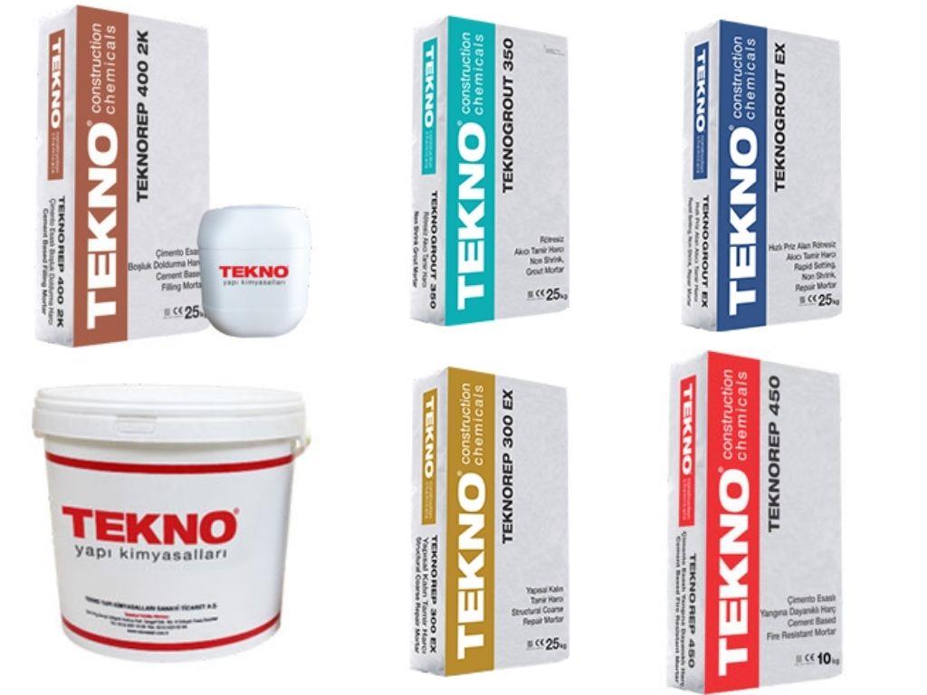 Tekno Grout Ve Tamir Harçları Teknogrout,Teknorep,Teknobond