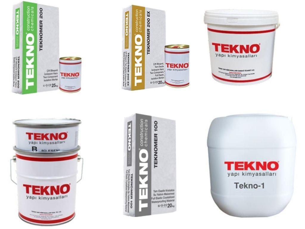 Tekno Yapı Kimyasalları Su Yalıtım Ürünleri | Çimento Esaslı, Bitüm Esaslı