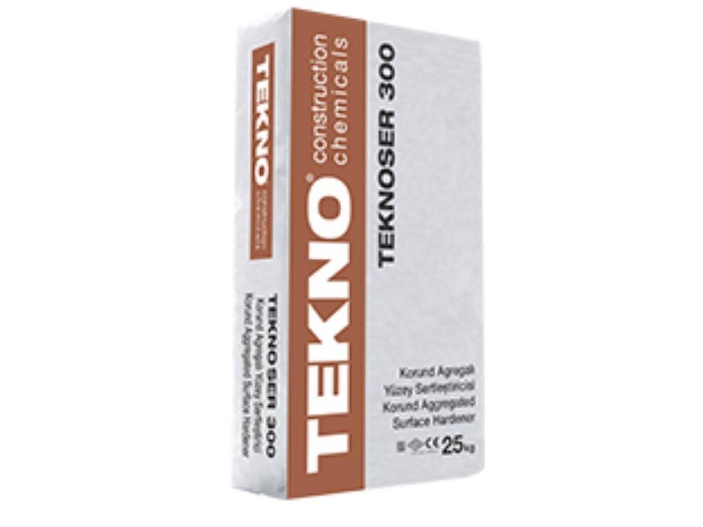 Teknoser 300 | Korund Agregalı Yüzey Sertleştirici – Aşınmaya Dirençli Beton Zemin