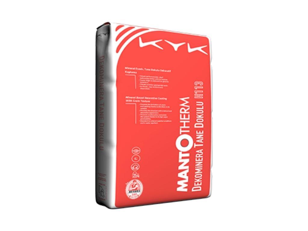 KYK Mantotherm Dekominera H113 | Tane Dokulu Beyaz Çimento Esaslı Dekoratif Kaplama
