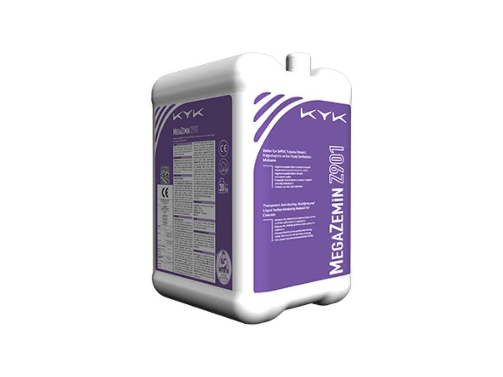 KYK MegaZemin Z901 | Sodyum Silikat Esaslı Şeffaf Yüzey Sertleştirici ve Tozumazlık Çözümü