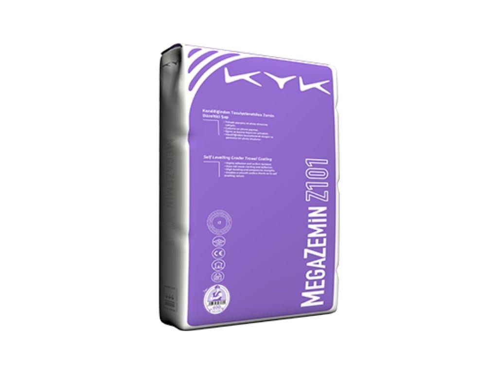 KYK MegaZemin Z101 | Çimento Esaslı Kendiliğinden Tesviyelenebilen Zemin Düzeltici Şap