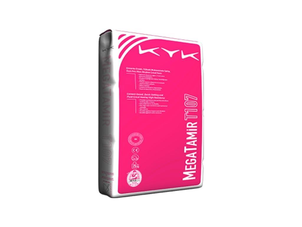 KYK MegaTamir T107 | Hızlı Priz Alan Akışkan Grout Harcı – Yüksek Mukavemetli Çözüm