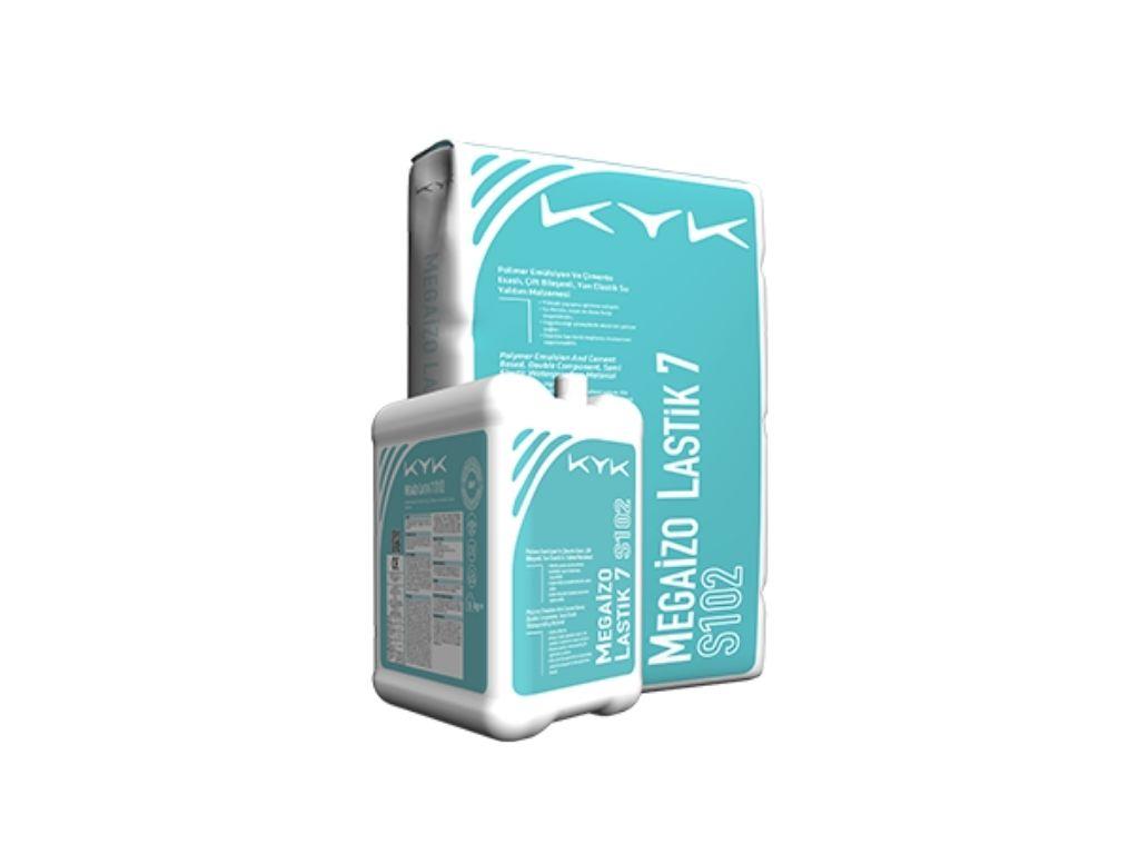 KYK Megaİzo Lastik 7 S102 | Çift Bileşenli, Yarı Elastik Su Yalıtım Malzemesi