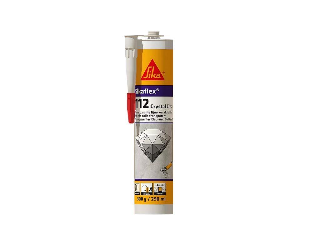 Sikaflex®-112 Crystal Clear | Tamamen Şeffaf Yapıştırıcı ve Derz Dolgu Mastiği