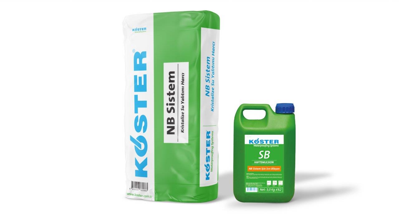 KÖSTER NB Sistem |Çimento Esaslı Kristalize Su Yalıtımı Harcı (2K)