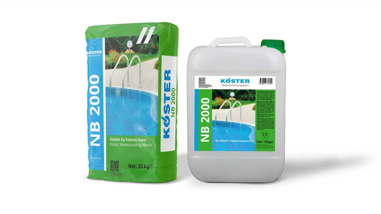 KÖSTER NB 2000 | Tam Elastik Çimento Esaslı Su Yalıtım Harcı