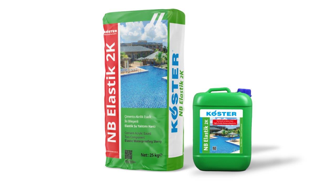 KÖSTER NB Elastik 2K | Elastik Çimento Esaslı Su Yalıtım Harcı