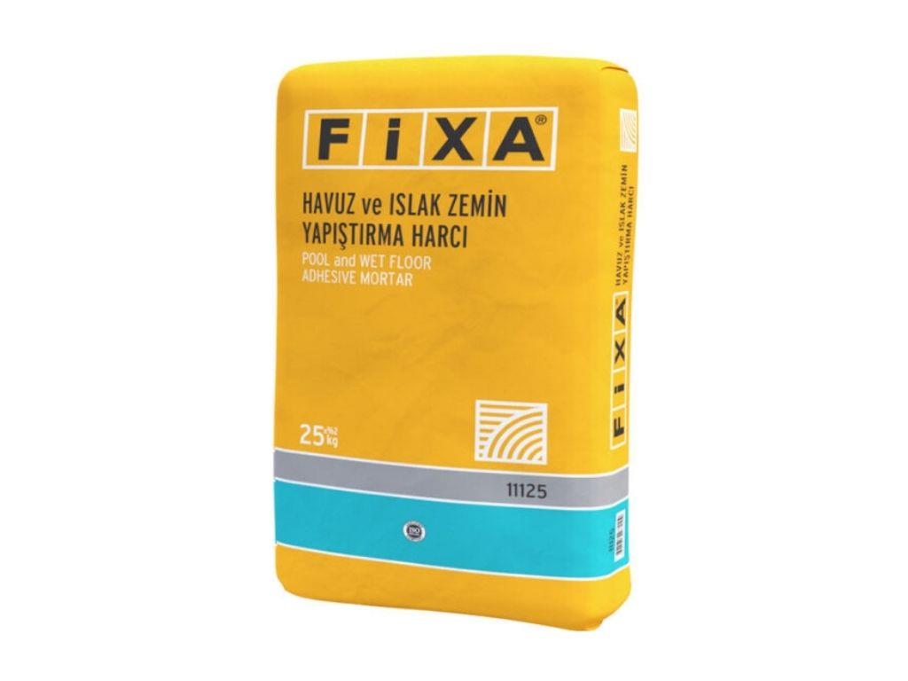 FİXA HAVUZ VE ISLAK ZEMİN YAPIŞTIRMA HARCI | C2TES1 SINIFI YÜKSEK ESNEKLİK VE SU DAYANIMI