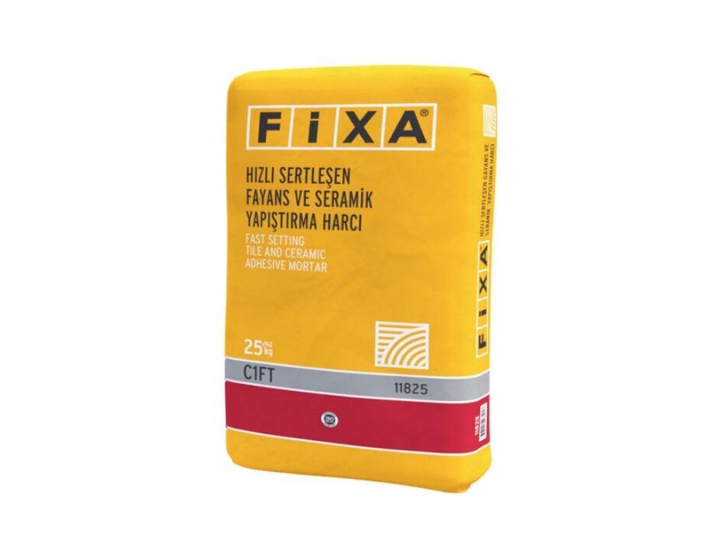 FİXA Hızlı Sertleşen Fayans ve Seramik Yapıştırma Harcı | Teknik Özellikler ve Kullanım Alanları