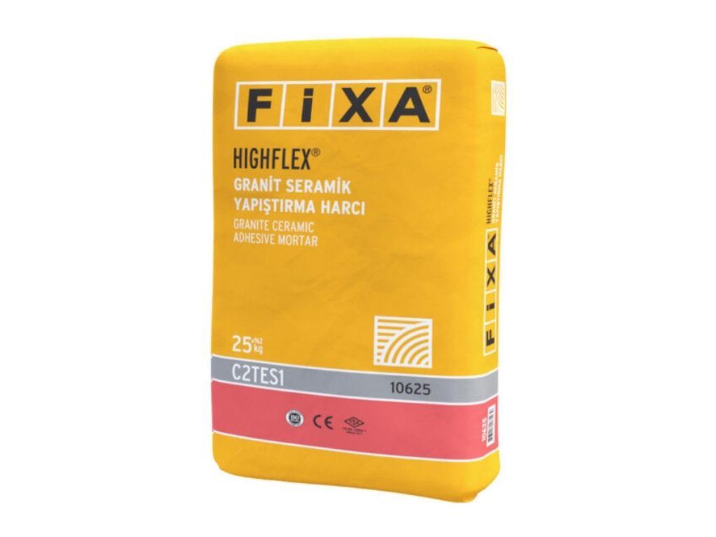 FİXA HIGHFLEX GRANİT SERAMİK YAPIŞTIRMA HARCI (C2TES1) | S1 Esnek, Yüksek Performanslı Granit ve Doğaltaş Harcı