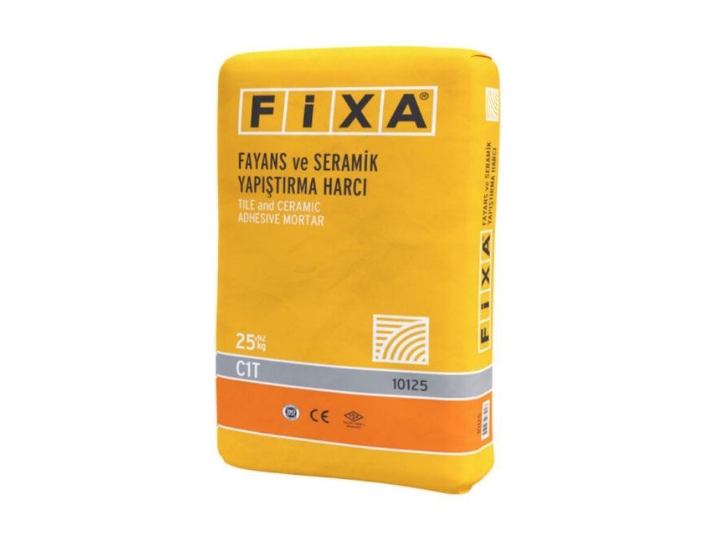 FİXA FAYANS VE SERAMİK YAPIŞTIRMA HARCI (C1T) | Ekonomik ve Güçlü Seramik Yapıştırıcısı