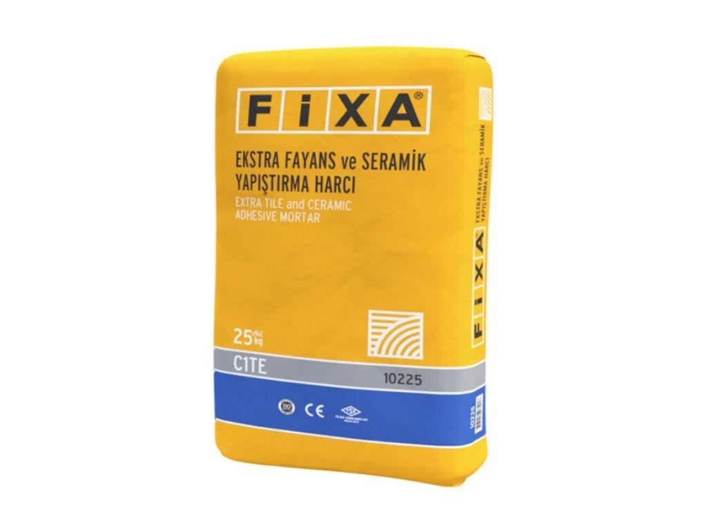 FİXA EKSTRA FAYANS VE SERAMİK YAPIŞTIRMA HARCI | C1TE Sınıfı Yüksek Performanslı Seramik Harcı