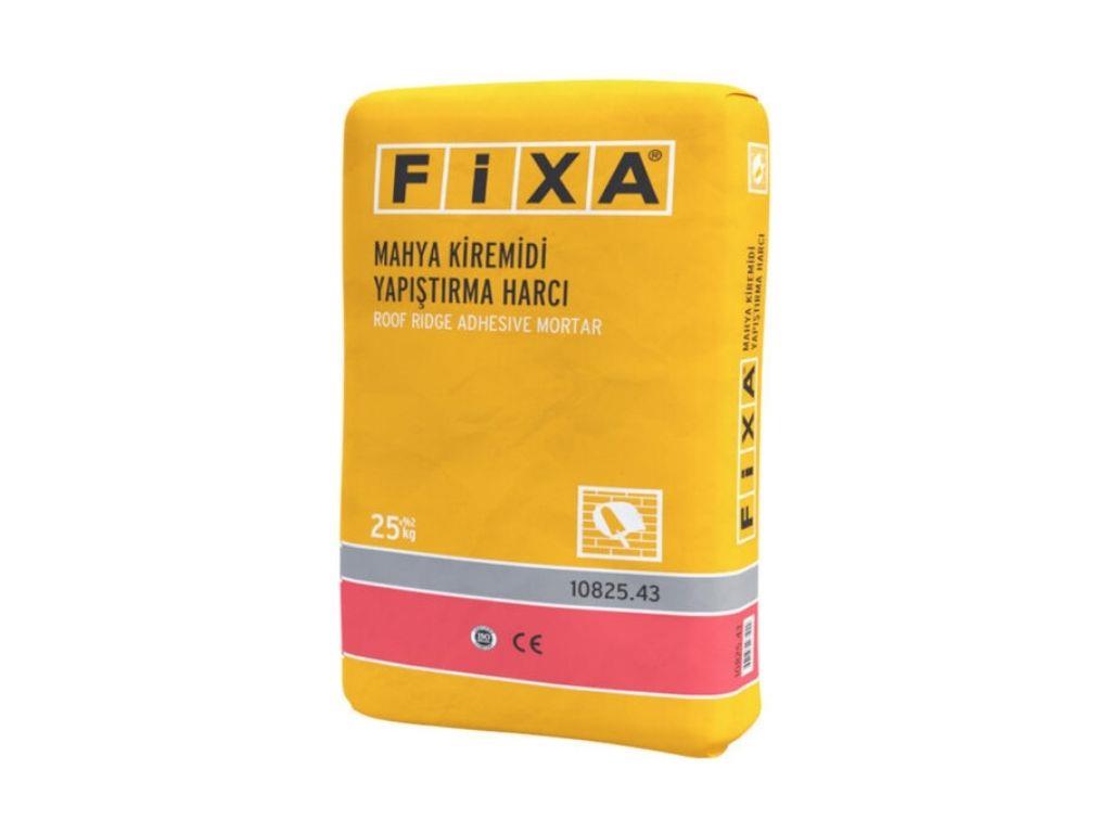 FİXA MAHYA KİREMİDİ YAPIŞTIRMA HARCI | Çatılar İçin Güçlü, Dayanıklı ve Kırmızı Renkli Yapıştırıcı