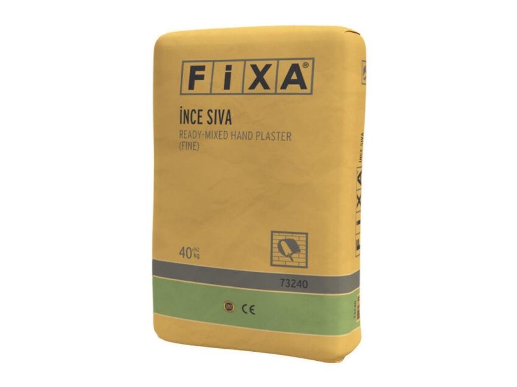 FİXA İNCE SIVA | Çimento Esaslı Hazır İnce Sıva – Boya ve Kaplama Öncesi Mükemmel Yüzey