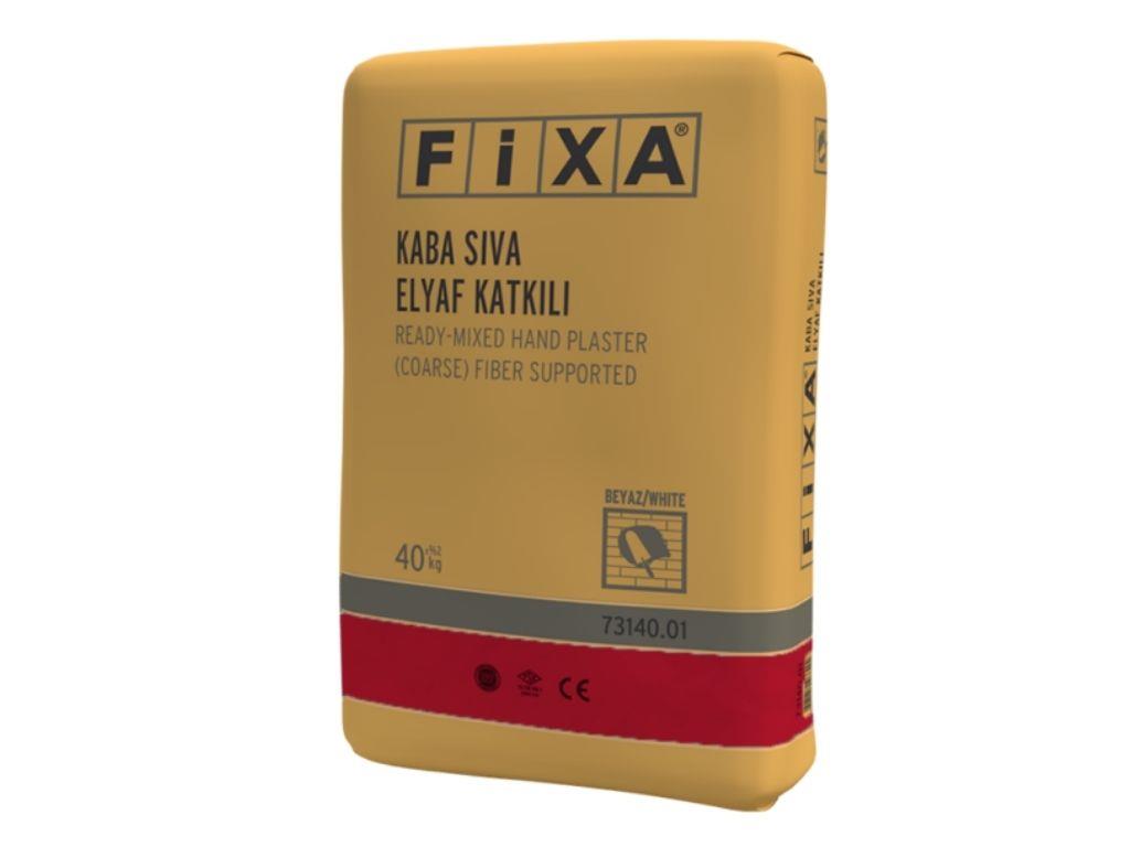 FİXA KABA SIVA (EL SIVASI) BEYAZ | Beyaz Çimento Esaslı Hazır Sıva – Dekoratif ve Dayanıklı Yüzeyler