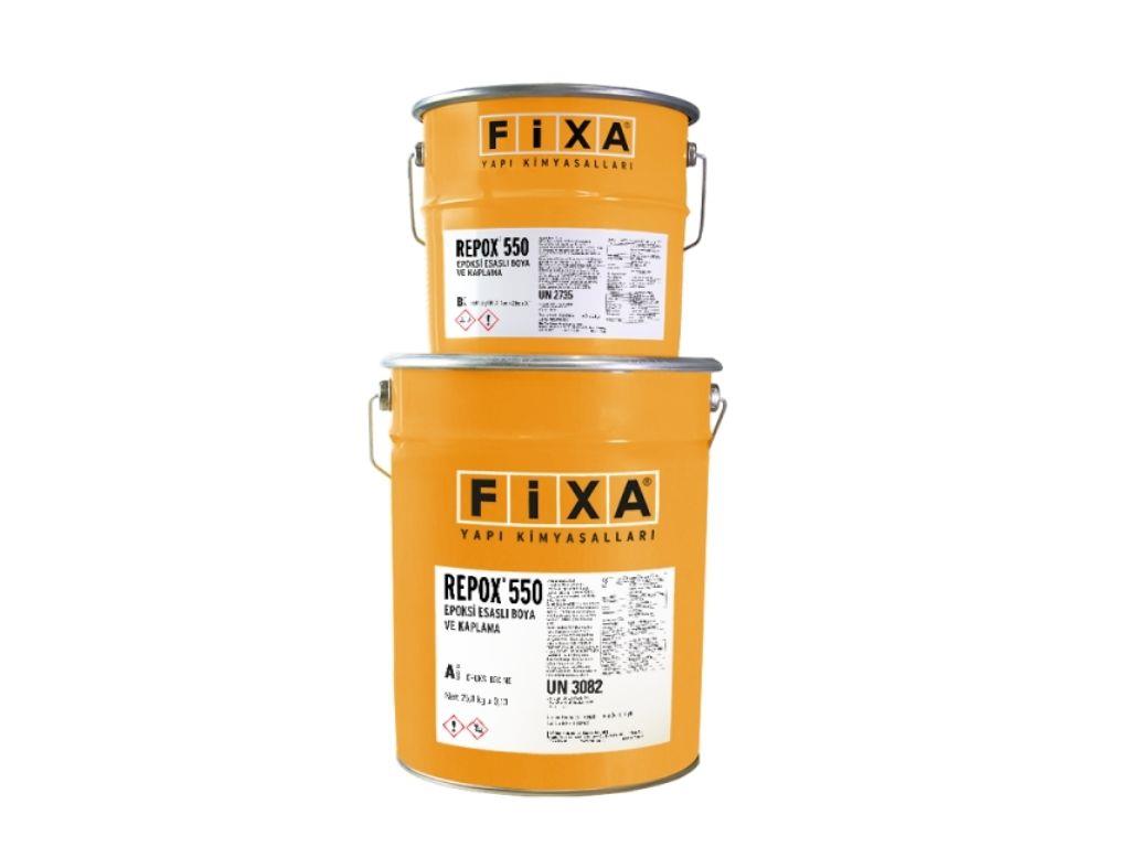 FİXA REPOX 550 | Epoksi Esaslı Boya ve Kaplama – Yüksek Kimyasal ve Mekanik Dayanım