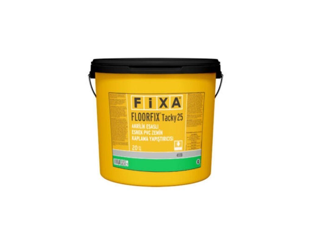 FİXA FLOORFIX TACKY 25 | Akrilik Esaslı Esnek PVC Zemin Kaplama Yapıştırıcısı