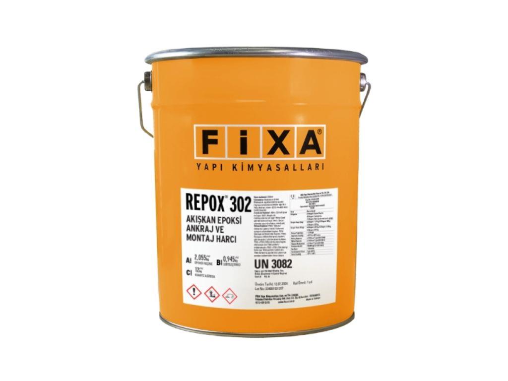 FİXA REPOX 302 | Akışkan Epoksi Esaslı Üç Bileşenli Ankraj ve Montaj Harcı