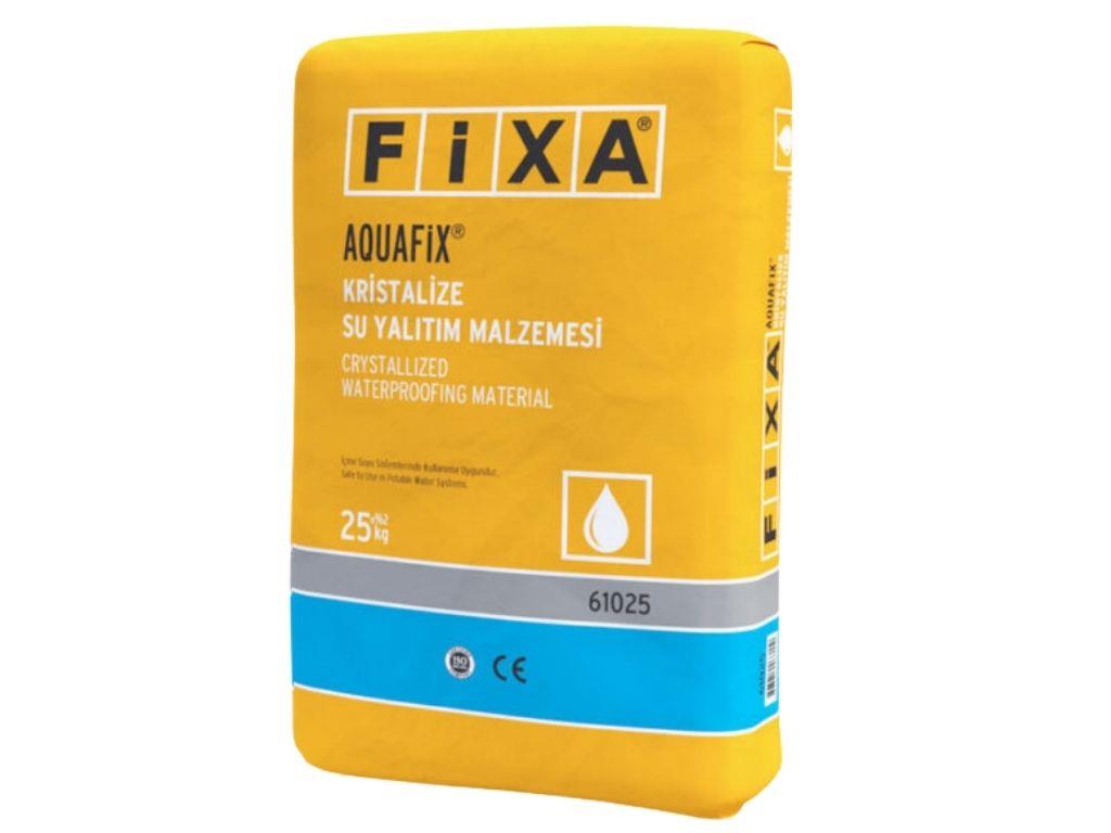 FİXA AQUAFIX Kristalize Su Yalıtım Malzemesi | Negatif ve Pozitif Basınca Dayanıklı