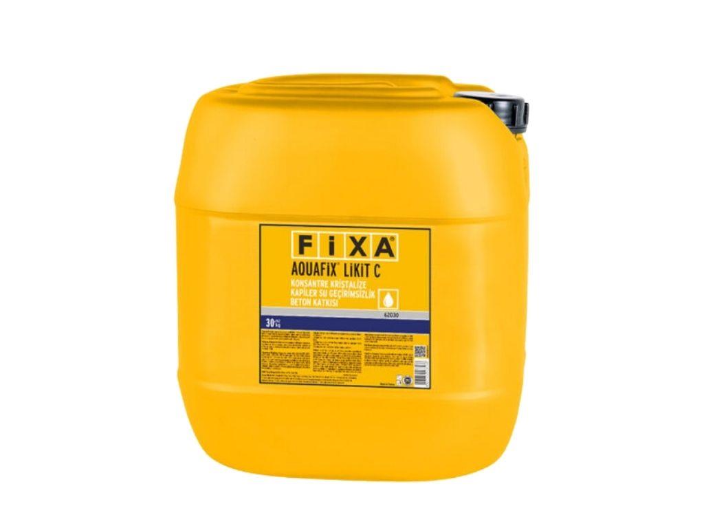 FİXA AQUAFIX LİKİT C | Konsantre Kristalize Kapiler Su Geçirimsizlik Beton Katkısı