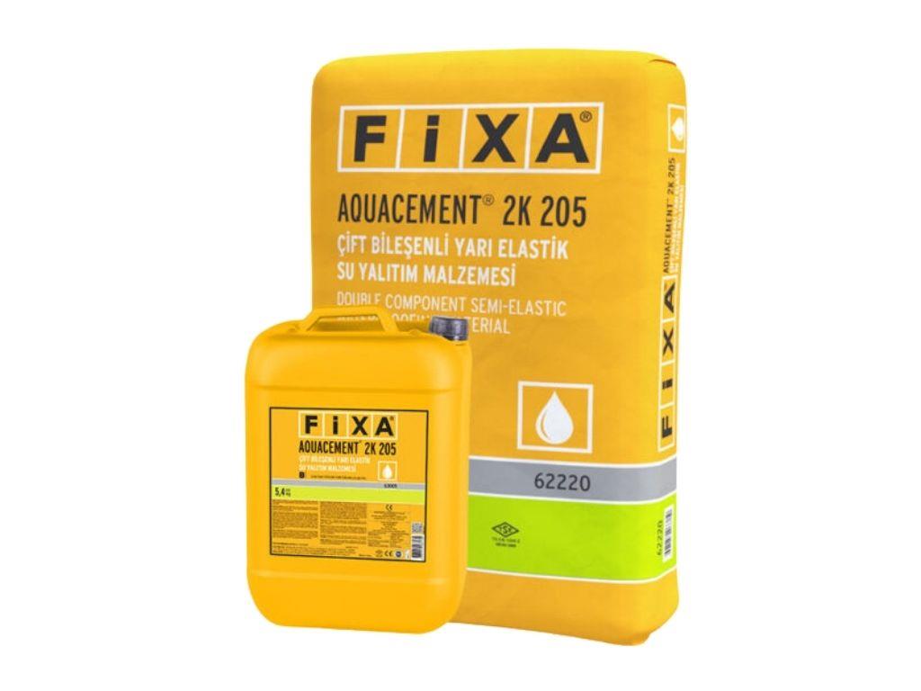 FİXA AQUACEMENT 2K 205 | Çift Bileşenli Yarı Elastik Su Yalıtım Malzemesi