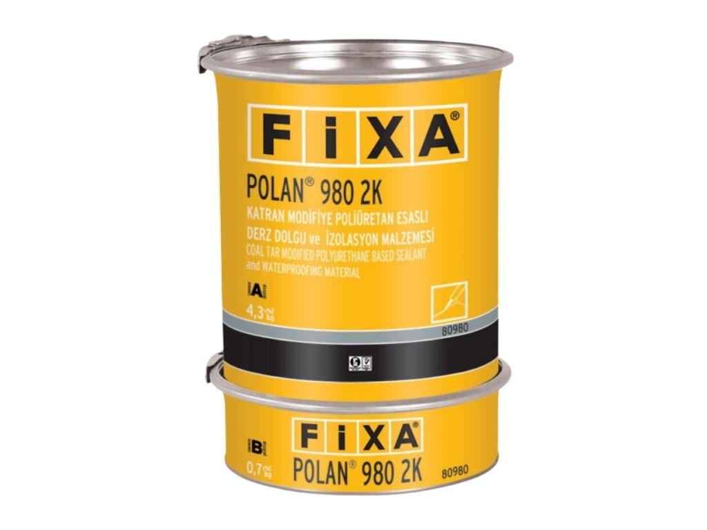 FİXA POLAN 980 2K | Katran Modifiye Poliüretan Esaslı Çift Bileşenli Derz Dolgu