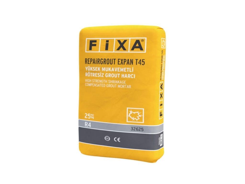 FİXA REPAİRGROUT EXPAN T45 | Yüksek Mukavemetli Rötresiz Grout Harcı