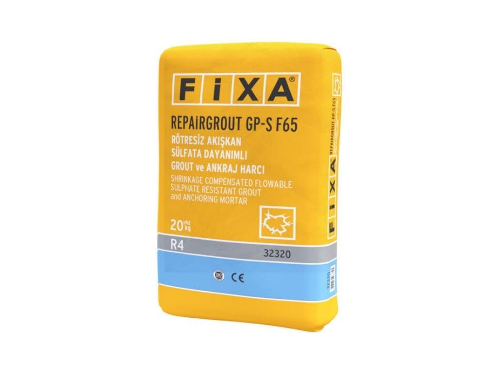 FİXA REPAİRGROUT GP-S F65 | Sülfata Dayanıklı Rötresiz Akışkan Grout Harcı