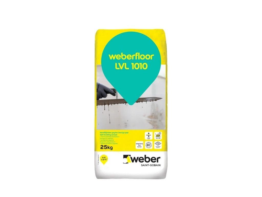 Weberfloor LVL 1010 | Kendiliğinden Yayılan Tesviye Şapı (1–10 mm)