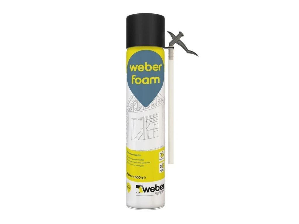 Weber Foam Fix – Isı Yalıtım Levhaları İçin Poliüretan Montaj Köpüğü