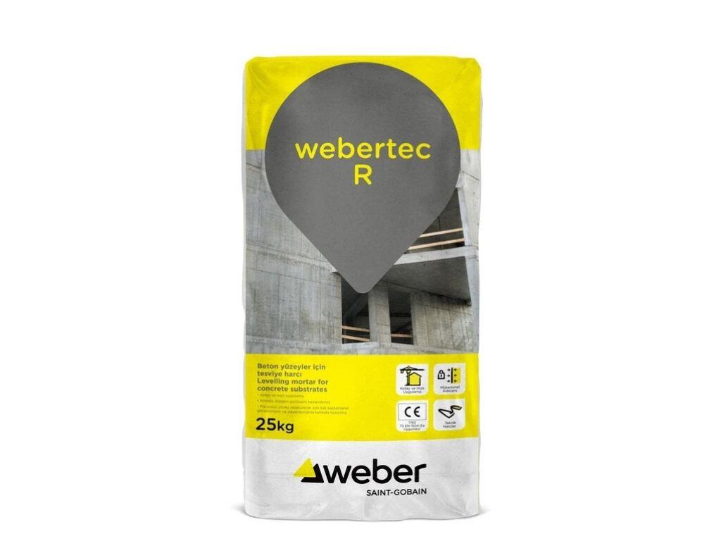 WEBERTEC R | Çimento Esaslı Beton Tesviye Harcı ile Pürüzsüz Yüzey Hazırlığı