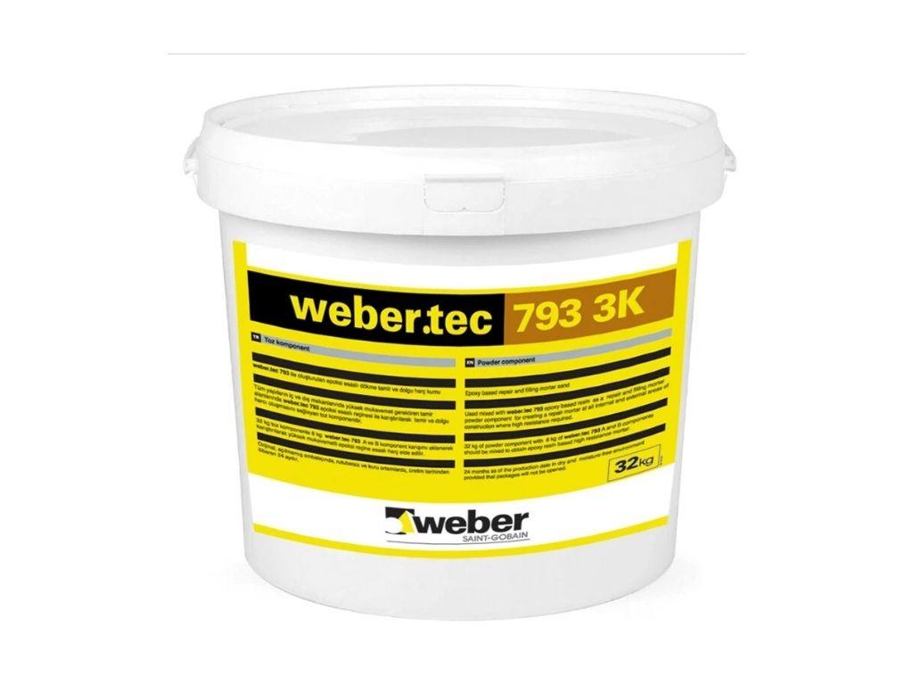 WEBERTEC 793 3K | Solventsiz Üç Bileşenli Epoksi Tamir Harcı ile Yüksek Dayanımlı Yapıştırma