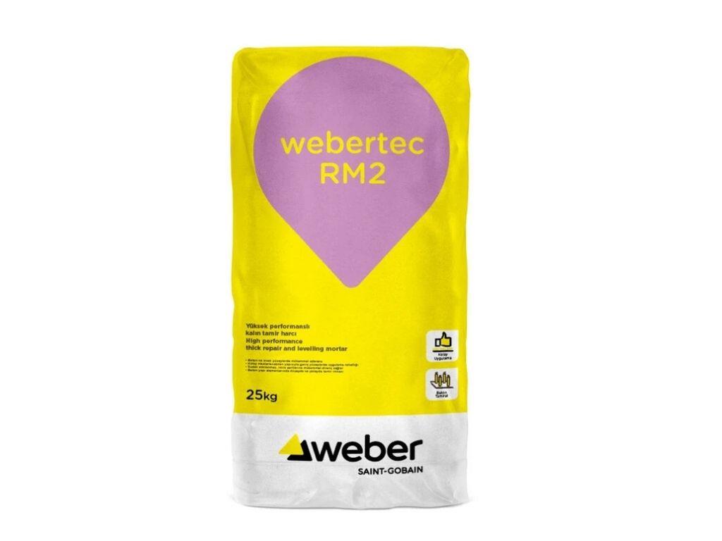 WEBERTEC RM2 | Çimento Esaslı Polimer Modifiyeli Kalın Tamir Harcı