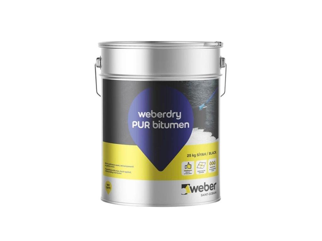 WEBERDRY PUR BITUMEN | Bitüm-Poliüretan Esaslı Süper Elastik Su Yalıtım Ürünü