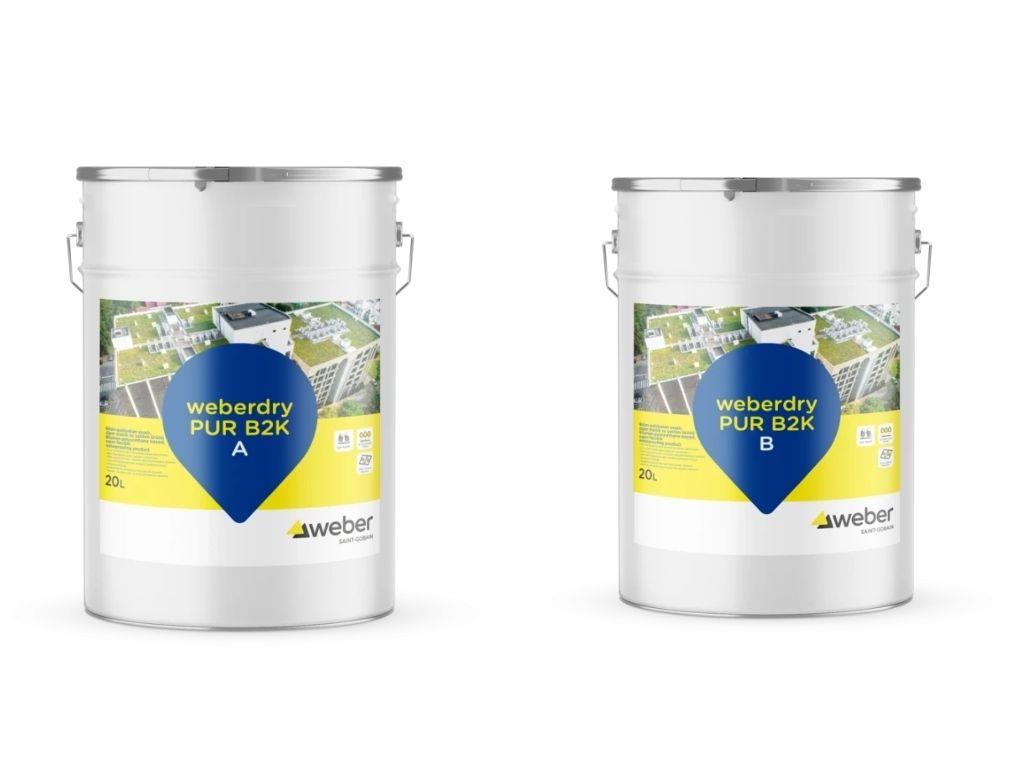 WEBERDRY PUR B2K | Bitüm-Poliüretan Esaslı Süper Elastik Su Yalıtım Ürünü