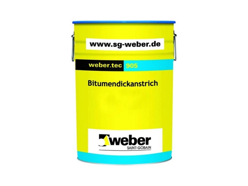 Weber Ebertec 905 | Bitüm Esaslı UV Dayanımlı Likit Su Yalıtım Malzemesi